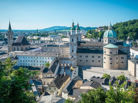 City Centre with Cathedral and Residence | © Tourismus Salzburg GmbH