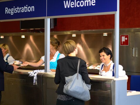 Registrierung @ Congress Service | © Tourismus Salzburg GmbH Registrierung @ Congress Service | © Tourismus Salzburg GmbH
